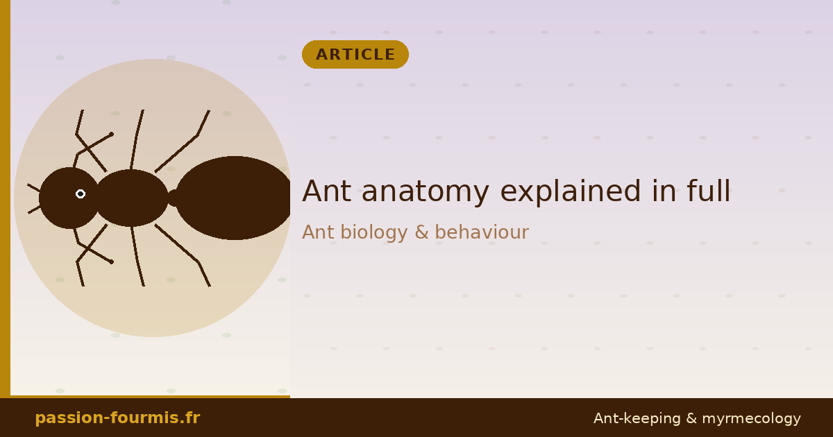 Anatomie d&rsquo;une fourmi : décryptage complet