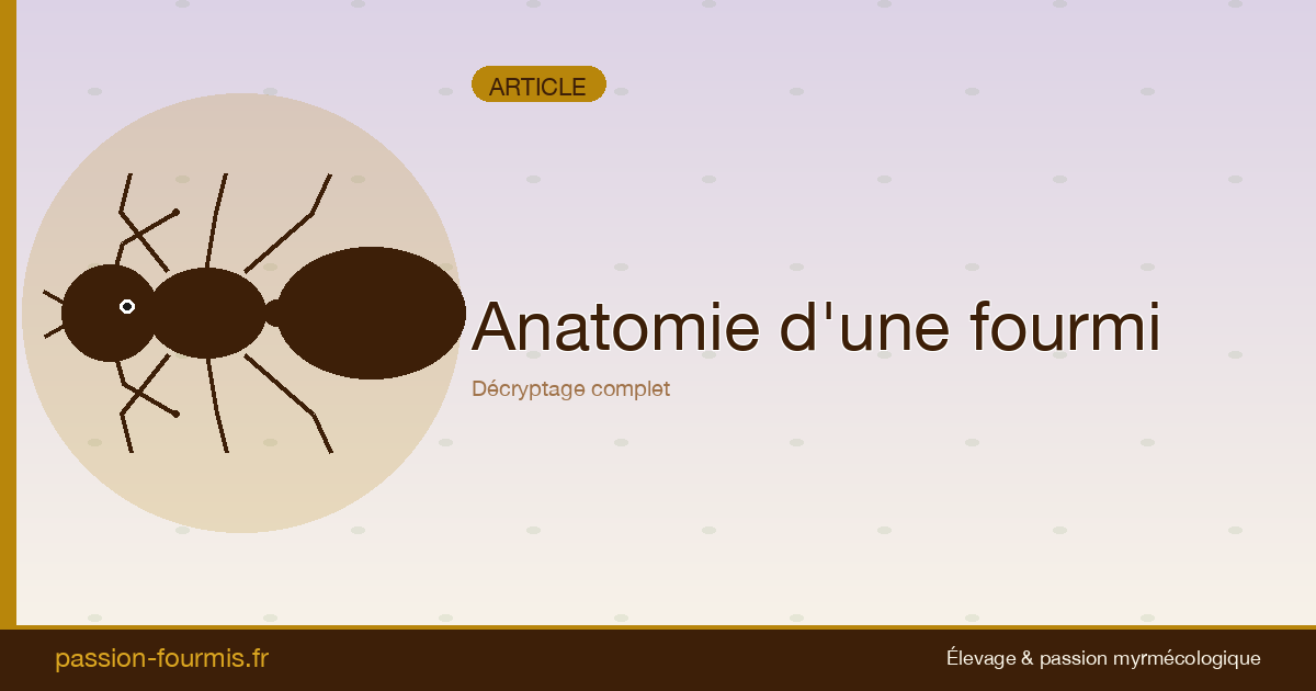 Anatomie d&rsquo;une fourmi : décryptage complet