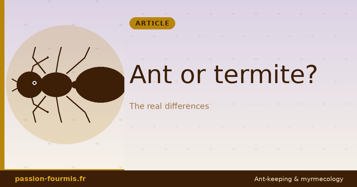 Ant or termite? The real differences