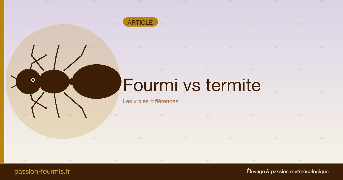 Fourmi ou termite ? Les vraies différences