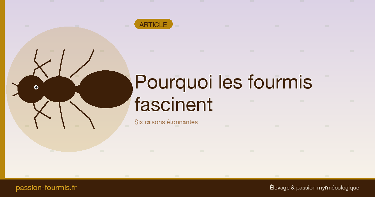 Pourquoi les fourmis fascinent : 6 raisons étonnantes