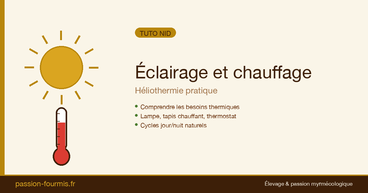 Éclairage et chauffage du nid : héliothermie pratique